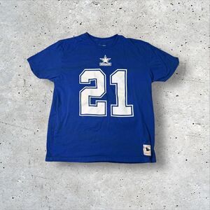 Mitchell & Ness Dallas Cowboys Deion Sanders #21 T-Shirt XL Blue NFL Throwback